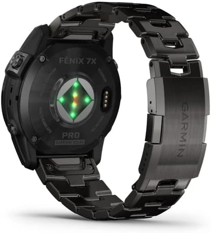 Orologio Garmin Fenix 7X PRO Solar Sapphire nero | 51 mm