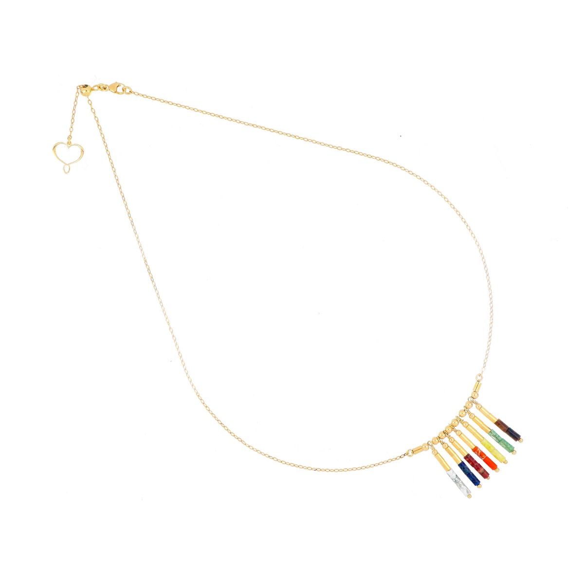 Maman Et Sophie COLLANA MIA AFRICA MULTICOLOR PENDENTE