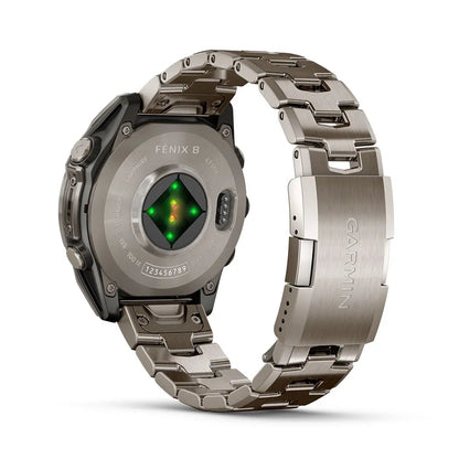 Orologio Garmin Fēnix® 8 - 47 mm, AMOLED Sapphire, Titanio