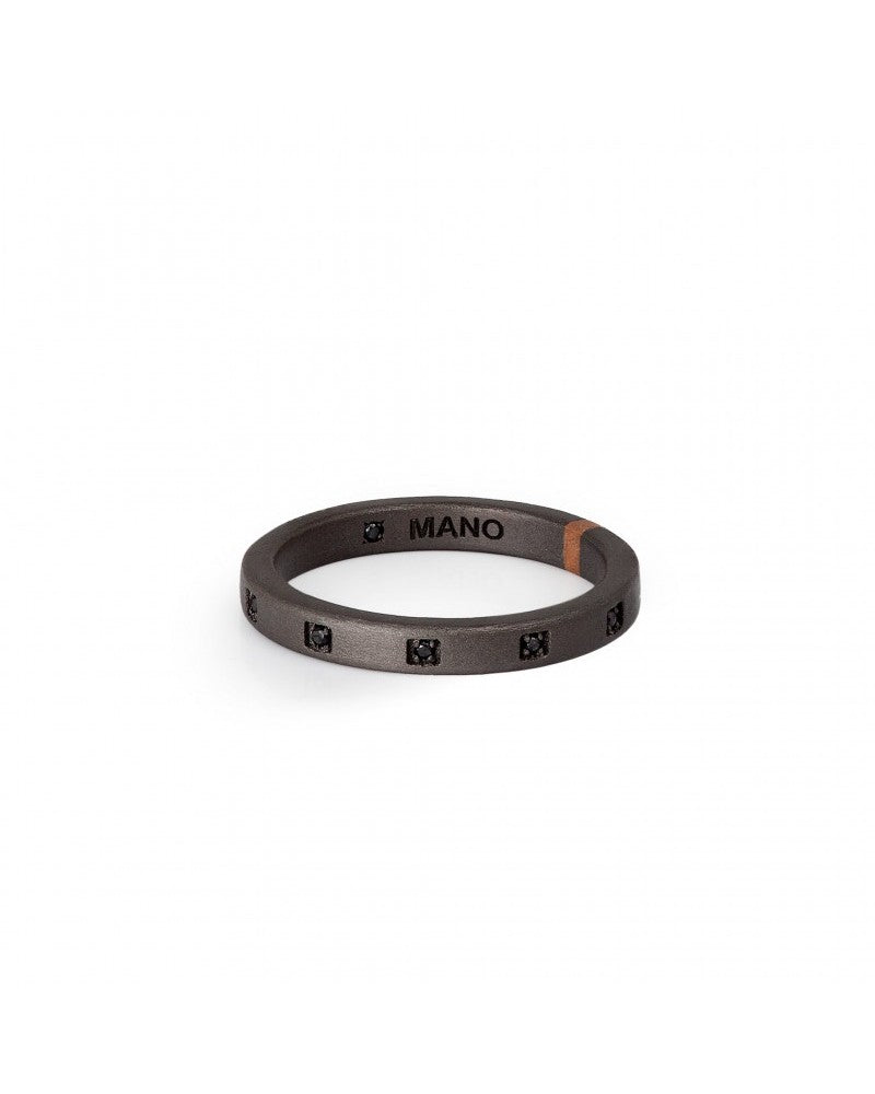 Mano|J VERETTA IN TITANIO,ORO 18 KT E 10 DIAMANTI BLACK MINANTRG10BFE_20