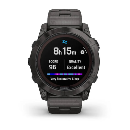 Orologio Garmin Fenix 7X PRO Solar Sapphire nero | 51 mm