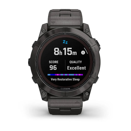 Orologio Garmin Fenix 7X PRO Solar Sapphire nero | 51 mm