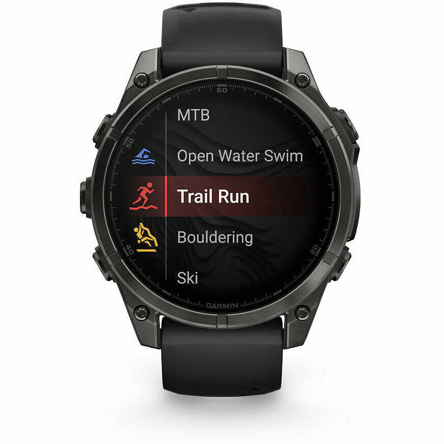 Orologio Garmin Fēnix® 8 - 47 mm, AMOLED Sapphire, Titanio